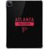 NFL Atlanta Falcons Black Performance Series iPad Pro 11in (2024) Clear Case
